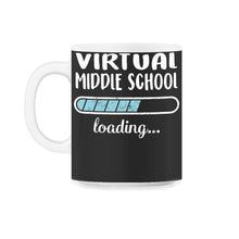 Load image into Gallery viewer, Virtual Middle School Loading T Shirt - 11oz Mug - Black on White