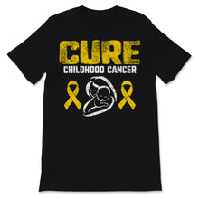 Load image into Gallery viewer, Cure Childhood Cancer Gold Ribbon Support Mom awareness Kids Yellow