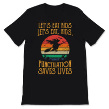 Load image into Gallery viewer, English Teacher Halloween Costume Punctuation Saves Lives Let's Eat