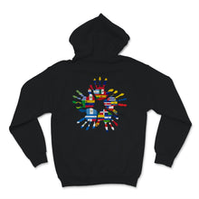 Load image into Gallery viewer, National Hispanic Heritage Month Hands Hispanic Countries Flags