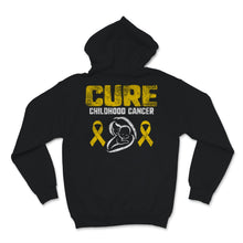 Load image into Gallery viewer, Cure Childhood Cancer Gold Ribbon Support Mom awareness Kids Yellow
