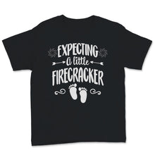 Load image into Gallery viewer, 4th of July Pregnancy Announcement Baby Firecracker Pregnant Women