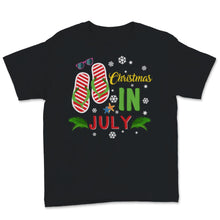 Load image into Gallery viewer, Christmas In July Beach Flip Flops Sunglasses Sun Summer Celebration
