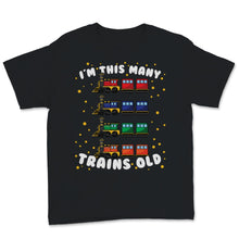 Load image into Gallery viewer, This Many Trains Old 4 Years Boy Kids Transportation Train Planes
