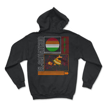 Load image into Gallery viewer, Cinco De Mayo Shirt, El-Squatcho Bigfoot Sasquatch Down To Fiesta, - Hoodie - Black