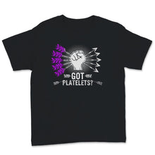 Load image into Gallery viewer, Got Platelets Purple Ribbon ITP Awareness Strong Hand Arrows Warrior
