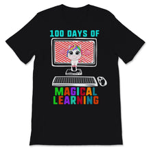 Load image into Gallery viewer, 100th Day Of School Shirt For Girls Cute Unicorn 100 Days Of Magical