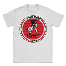 Load image into Gallery viewer, Jiu Jitsu Combat Senior 2022 Player Graduation Class of 2022 T Shirt - Unisex T-Shirt - White