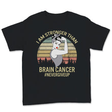 Load image into Gallery viewer, Vintage I Am Stronger Than Brain Cancer Glioblastoma Awareness Strong