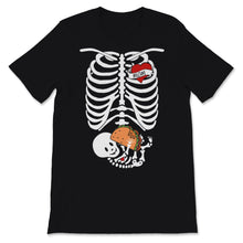 Load image into Gallery viewer, Pregnancy Announcement Halloween Costume Skeleton Cute Baby Holding
