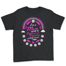 Load image into Gallery viewer, I'm A Mom And A Software Engineer Nothing Scares Me Funny Nurse T - Youth Tee - Black