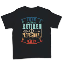 Load image into Gallery viewer, Vintage I'm Not Retired A Professional Grandpa Father Day Gift for