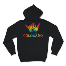 Load image into Gallery viewer, Colorado State Flag Shaka sign Colorado Day Mountains Denver Men