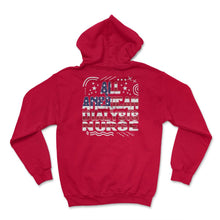 Load image into Gallery viewer, 4th Of July All American Dialysis Nurse T Shirt - Hoodie - Red