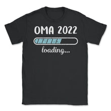 Load image into Gallery viewer, Oma 2022 Loading T Shirt - Unisex T-Shirt - Black