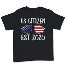 Load image into Gallery viewer, US Citizenship Day Est 2020 Celebration USA American Flag Sunglasses