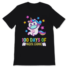 Load image into Gallery viewer, 100th Day Of School Shirt For Girls Cute Unicorn 100 Days Of Magical