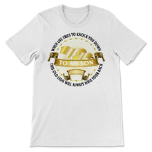 Load image into Gallery viewer, To My Son Boy Love Heart Lion Dramatic Support Letter From Dad Daddy