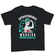Load image into Gallery viewer, Dysautonomia Awareness month Warrior Unbreakable Turquoise Ribbon