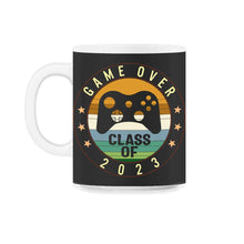 Load image into Gallery viewer, Game Over Class Of 2023 Shirt, Video Games Vintage Teacher Graduation - 11oz Mug - Black on White