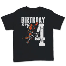 Load image into Gallery viewer, 4th Birthday Party Boy 4 Years Old Dirt Bike Party Motocross