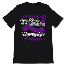 Load image into Gallery viewer, Fibromyalgia Awareness Being Strong Is The Only Choice Purple Ribbon