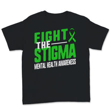 Load image into Gallery viewer, Fight The Stigma Mental Health Diseases Awareness Green Ribbon