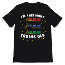 Load image into Gallery viewer, This Many Trains Old 3 Years Boy Kids Transportation Train Planes