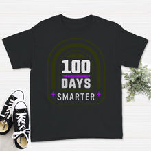 Load image into Gallery viewer, 100 Days Smarter, Funny 100 Days School Tee, Teacher And Student