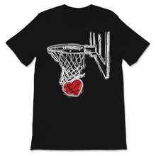 Load image into Gallery viewer, Basketball Valentines Day Love Cute Heart Basket Hoops Romance