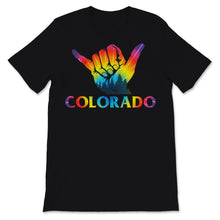 Load image into Gallery viewer, Colorado State Flag Shaka sign Colorado Day Mountains Denver Men