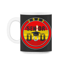Load image into Gallery viewer, 2023 Senior Horse Rider Dad Graduation Grad Gift T Shirt - 11oz Mug - Black on White