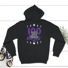 Load image into Gallery viewer, 100 Days Of School Shirt, Funny 100 Days Smarter, Kinder, Braver,