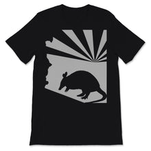 Load image into Gallery viewer, Arizona Map Armadillo Elk Vintage Sunset Nature Animal Lover Cactus