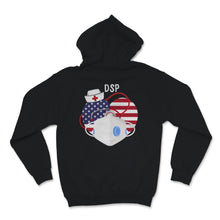 Load image into Gallery viewer, DSP Nurse Week Direct Support Person USA American Flag Heart Wearing