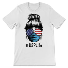 Load image into Gallery viewer, DSP Life USA Flag Sunglasses Messy Bun Direct Support Professional