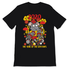 Load image into Gallery viewer, 2020 Year of Gym Rats Bodybuilder Rat Happy Chinese New Year Lunar