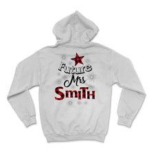 Load image into Gallery viewer, Future Mrs Smith Buffalo Plaid Just Married Bachelorette Party