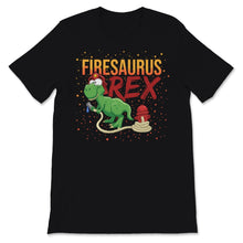 Load image into Gallery viewer, Firesaurus T Rex Kids Firefighter Dinosaur Fireman Boys Birthday