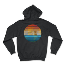 Load image into Gallery viewer, Earth Day Everyday Vintage Planet Pine Tree Green Preserve - Hoodie - Black