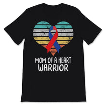 Load image into Gallery viewer, Mom Of A Heart Warrior CHD Awareness Vintage Ribbon Heart Bypass