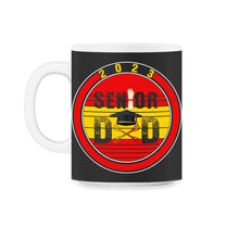 Load image into Gallery viewer, 2023 Kayaking Dad Graduation Grad Gift T Shirt - 11oz Mug - Black on White