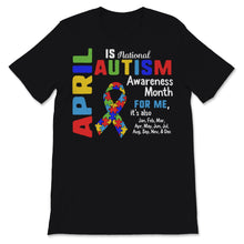Load image into Gallery viewer, April is National Autism Awareness Month Autistic Puzzle Ribbon