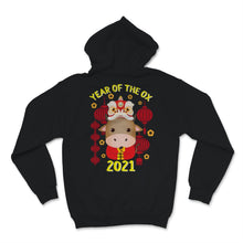 Load image into Gallery viewer, Year Of The Ox 2021 Happy Chinese New Year Shirt Cute Ox Zodiac Gifts