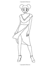 Load image into Gallery viewer, Fashion Coloring Book for Brown Girls: African American Kids black Girl Magic Coloring Books