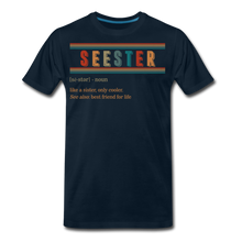 Load image into Gallery viewer, Seester Mtching T-Shirt - deep navy
