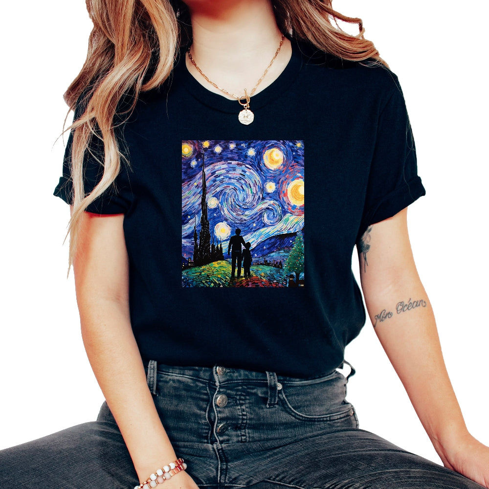 DSP Starry Night Shirt Compassionate Care Tee - Unisex T-Shirt - Black