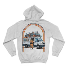 Load image into Gallery viewer, 911 Dispatcher Hippie Van Retro - Hoodie - White
