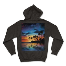Load image into Gallery viewer, Grand Cayman Starry Night Shirt Tropical Sky Tee Island Paradise - Hoodie - Black
