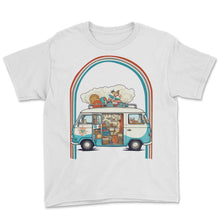 Load image into Gallery viewer, NICU Mom Hippie Van Retro - Youth Tee - White
